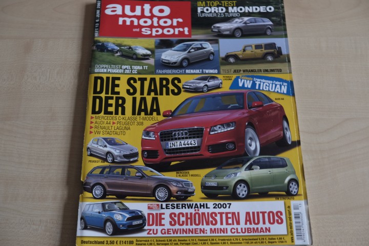 Deckblatt Auto Motor und Sport (13/2007)